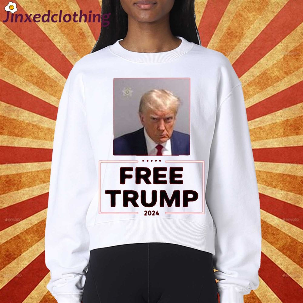 Darren Grimes Trump Mugshot Free Trump 2024 Shirt 